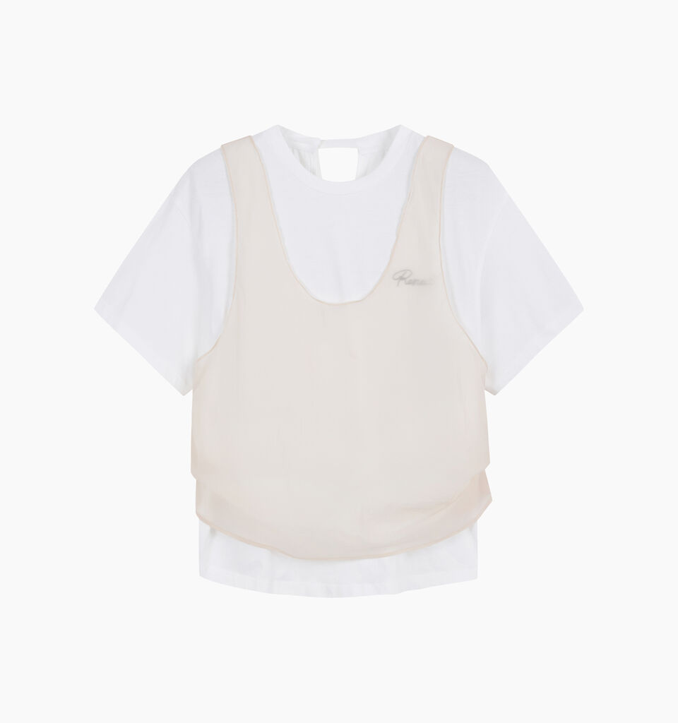 T-SHIRT - sisley k donna - Weiss | Sisley K image number 2